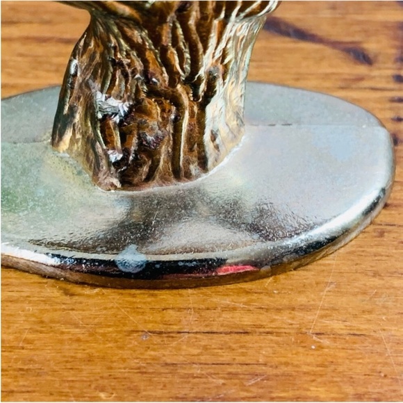 Vintage | Brass Butterfly On Branch Earrings Hanger - Picture 7 of 13